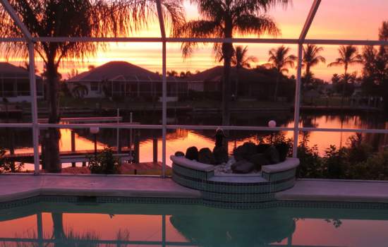 Villa Manatee sunrise