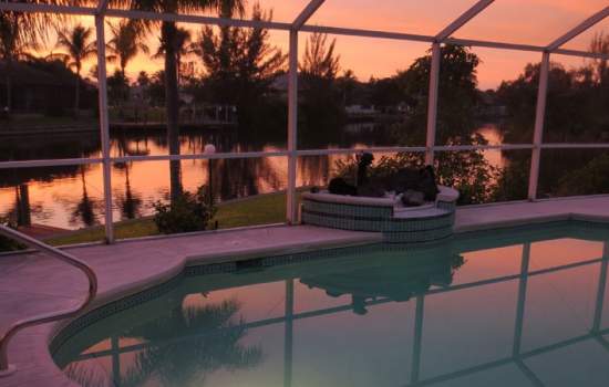 Villa Manatee sunrise